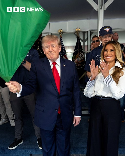 US President Donald Trump was among those who gathered to see the IndyCar race through the streets of Washington DC on Sunday.
 
The Freedom 250 Grand Prix marked the culmination of a series of summer events to celebrate the country's 250th birthday, and was the first time professional road racing has been hosted in the capital.
 
Ahead of the race, the president and First Lady Melania Trump took a ceremonial lap of the track in his presidential limousine, The Beast.
 
As they reached the finish line, Trump's new Air Force One completed a flyover above the capital.
 
Driver Kyle Kirkwood won the race, earning his seventh career IndyCar win.
 
Tap the link in @BBCNews's for more details on the event.
 
(📷 Reuters)
 
#BBCNews