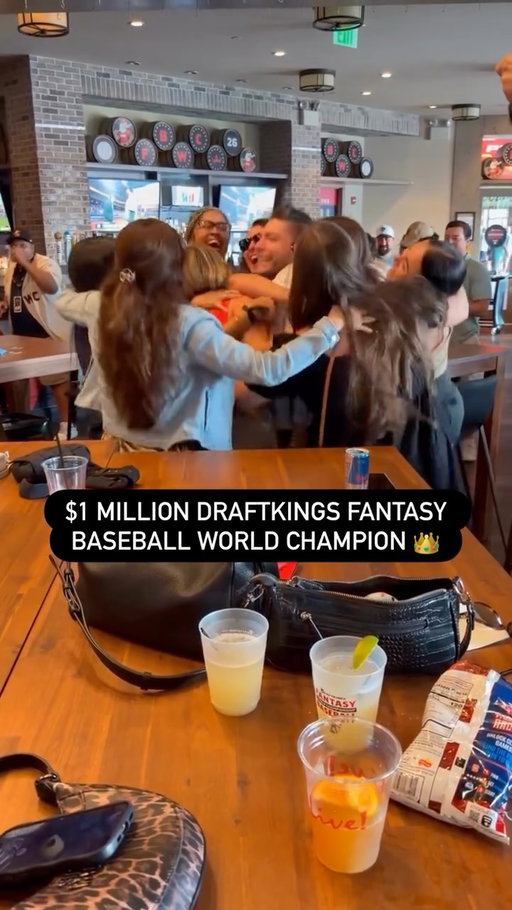 TFW you just won $1 million in the DraftKings Fantasy Baseball World Championship 👑