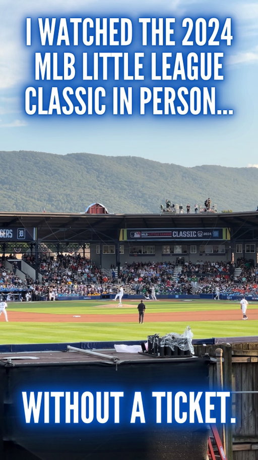 Here’s how I watched the 2024 MLB Little League Classic between the Yankees and Tigers IN PERSON without a ticket! ⚾️

#mlb #baseball #littleleagueclassic #llws #littleleagueworldseries Williamsport, PA