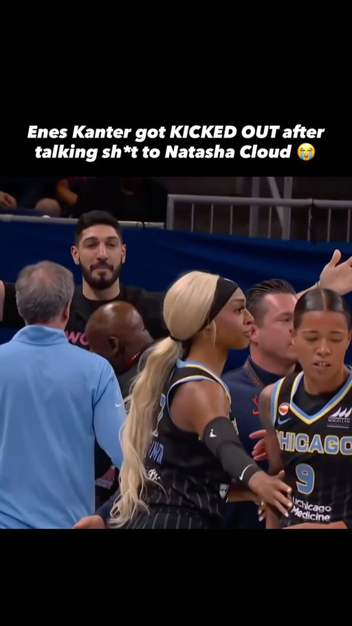 Enes Kanter really sat courtside at a WNBA game to fool around 💀

(via @brickcenter_)