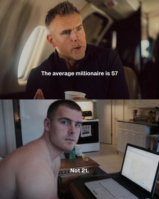 Don’t forget that you can:
ㅤ
- Fail in your 20s
- Try again at 30
- Fail again at 32
- Start over at 35
- Struggle some more
- Get better
- Find your lane
- Start over at 40
ㅤ
And still succeed.
ㅤ
-DM