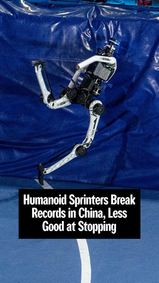 Chinese robotics companies have been competing in the World Humanoid Robot Games in Beijing, with at least one major human world record being surpassed.

The Tianzhuo humanoid developed by China’s Beijing Innovation Center of Humanoid Robotics beat robots from Unitree and Honor to record a time of 9.39 seconds in the 100-meter dash, which is faster than Usain Bolt’s 9.58 human world record and has stood since 2009.

But several competitors in the 100 meters spectacularly fell and even burst into flames after crashing full speed into the safety barriers beyond the finish line. Some robots were stretchered off.

The World Humanoid Robot Games sees robots compete in conventional sports but also more practical competitions too, based around real world applications such as customer service or factory work.