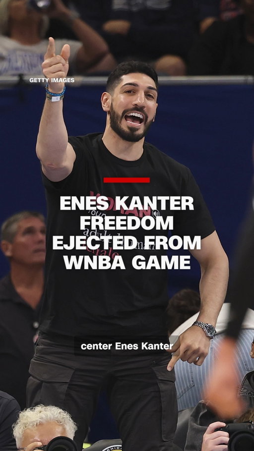 Former NBA center Enes Kanter Freedom was escorted out of a WNBA game between the Indiana Fever and the Chicago Sky after a confrontation.

Read more at CNN's link in bio.
