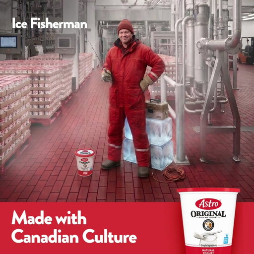 Huge congratulations to our first Canada Day competition winner: Bradley P! They reeled in an Astro prize bundle with their fantastic Ice Fisherman suggestion. He’s all geared up and ready to “tackle” his first shift at the Astro factory. 🎣