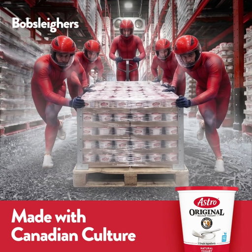 Gold medal thinking from Frank H! Their Bobsleigh raced straight into our Canada Day competition winner’s circle. Now to collect your prize: an Astro bundle packed with Canadian Culture. Congratulations! 🛷