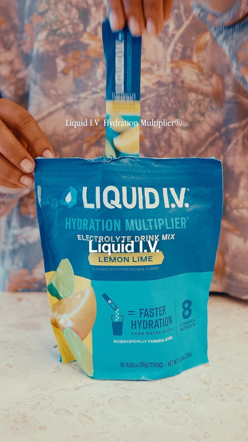Keeping hydration on the itinerary 💧 @LiquidIV is a travel essential wherever I’m headed. #LiquidIVPartner