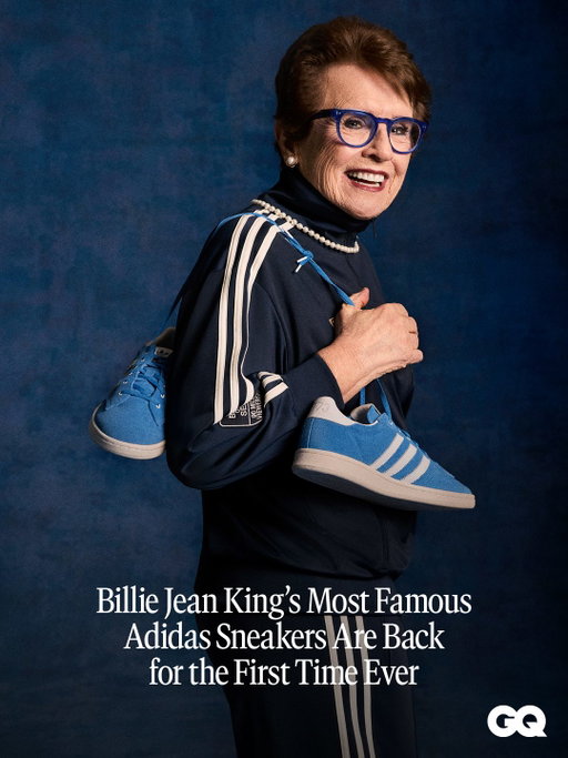 US Open season is upon us. Today, after a a 53-year wait, @Adidas is commemorating one of the tournament’s most famous competitors, by bringing back Billie Jean King’s most iconic tennis shoes for the first time ever. Get all the details on the Blue Suede release at the link in bio. 👟🎾

Images courtesy Adidas