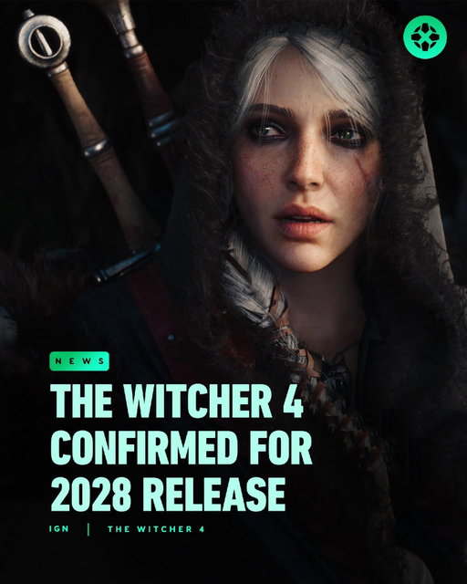 The Witcher 4 is targeting a 2028 release window, CD Projekt has confirmed ahead of gamescom 2026, where the company will show off The Witcher 3: Wild Hunt expansion Songs of the Past. Link in bio for more. #gamescom
