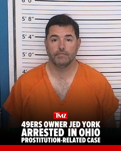 🚨 San Francisco 49ers owner Jed York landed in an Ohio jail Sunday, after being arrested on suspicion of engaging in prostitution

MORE DETAILS AT THE LINK IN BIO 🔗 

📷: County of Columbiana/Getty