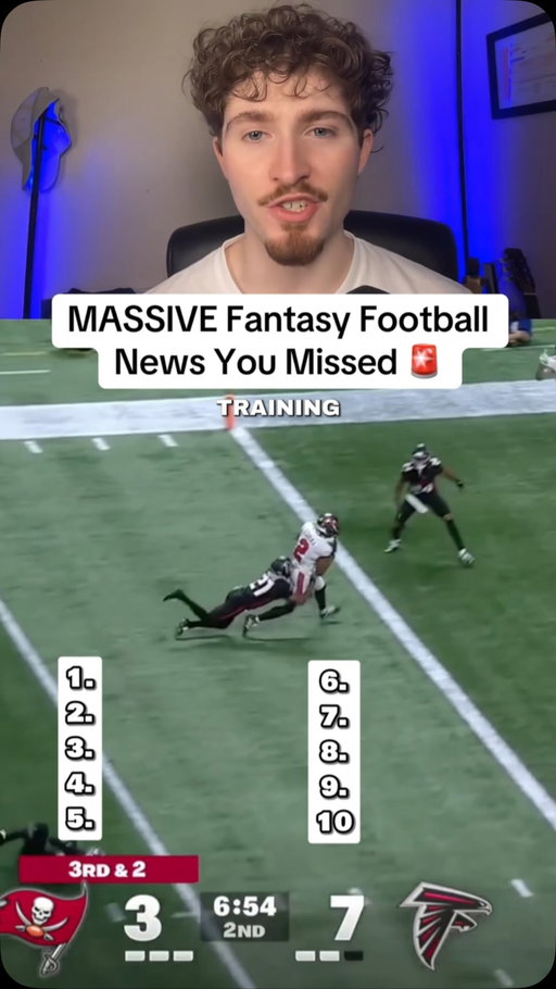 EVERYTHING CHANGED in fantasy football this week 👀 #fantasyfootball #fantasyfootballnews
