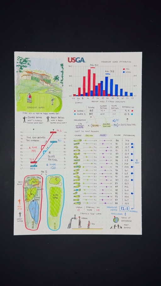 Golf’s Handicap Index® explained ⛳️ @usga