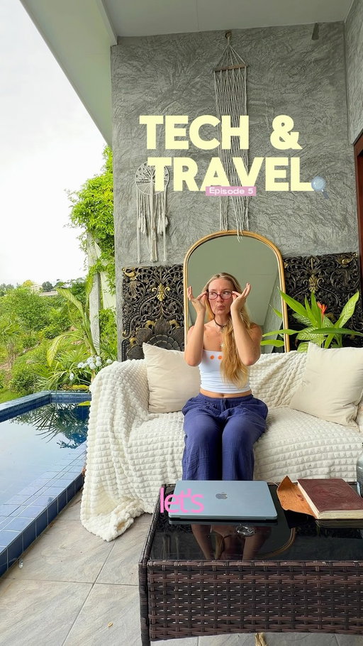 how to set up your UGC business to be 100% remote so you can live out those travel dreams and be freee 🦋 

1. position yourself correctly and be CLEAR with what you offer. There are SO many creators these days that brands need clarity to make quick decisions. 

2. make sure the quality of your videos doesn’t slip just because you’re on the road! get a good quality mic (I used the DJI mic mini) and use Voice ReGen @creatorsbywaves to give your videos the best sound quality possible!!! 

3. open yourself up to ALL niches in the tech world not just travel!! ✈️ 

all of these points have been so important in helping me become a digital nomad and live wherever i want the past few years. I hope they help you too 🐘 🌊🌸💫