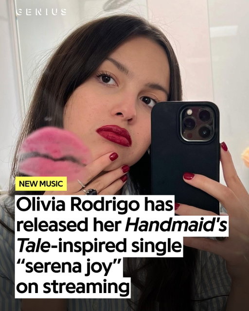 @oliviarodrigo “serena joy” is officially on streaming platforms 🎧⛓️✨

ahead of her daisy chain festival this weekend, olivia drops the new track inspired by 'the handmaid’s tale,' with a portion of all net proceeds going to the daisy chain fields fund 🕊️💰

what do you think about “serena joy”? 👀🎶
