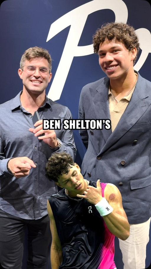 Shelton has hit 150 mph on his serve 🤯 @benshelton