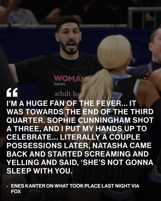 Enes Kanter Freedom gave his account of what happened during his altercation with Natasha Cloud👀

📸 Getty