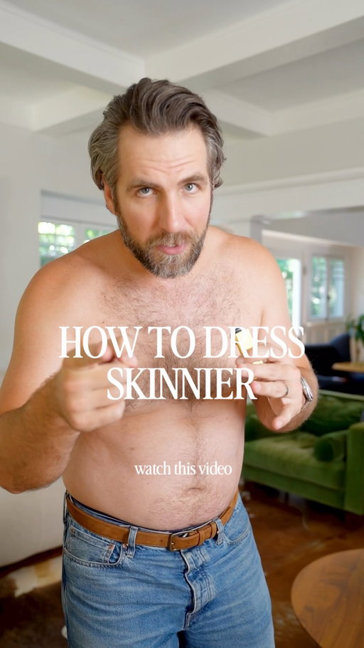 Would you believe I’m 240lbs? 

How I dress “skinny” at my heaviest.