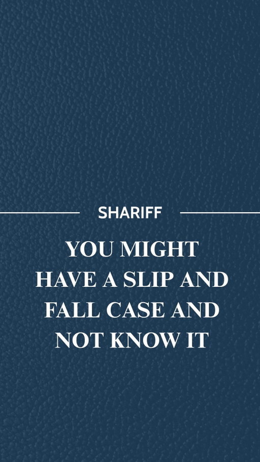 Fault in a slip and fall case comes down to more than just “did you fall.” Here’s what actually determines it:
1. The owner knew about the hazard and didn’t fix it.
A wet floor with no warning sign, broken pavement, or poor lighting can point to negligence if the owner had time to address it and didn’t.
2. You were legally allowed to be there.
Residents, guests, customers, and visitors to public spaces can have a claim. Trespassers generally cannot.
3. The hazard directly caused your injury.
It’s not enough that a dangerous condition existed. You have to show it’s what actually caused you to fall.
4. Your own actions can reduce your claim.
If you’re found more than 50% at fault, like wearing especially slick shoes, you may not be able to collect damages.

Before you write off your fall as “not a big deal,” make sure you understand where fault actually falls.