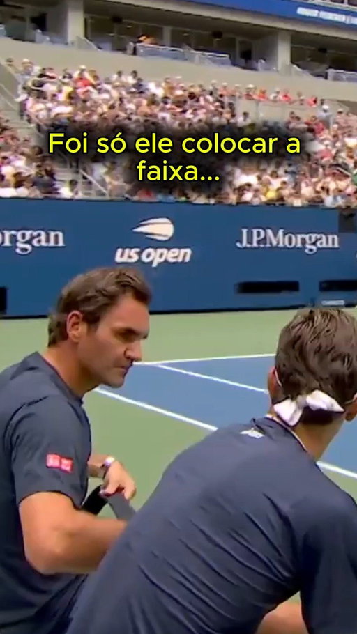 QUE SAUDADES DE VER ELE JOGAR… 🥹🎾

Foi só o Federer colocar a faixa de novo na Arthur Ashe pra bater aquela nostalgia.

Tem imagens que levam a gente direto pra outra época. 🤍

#CoberturaCazéTV #cztv46 #Tênis