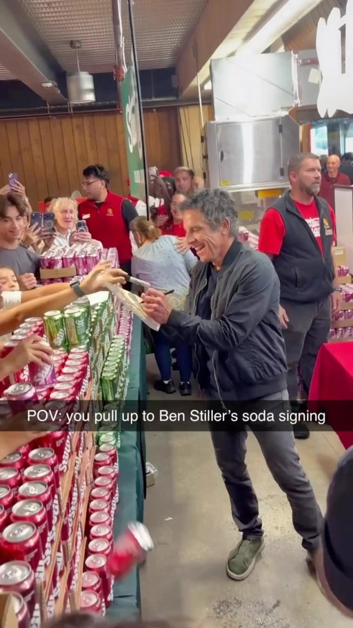 Tell your grandchildren where you were the day Ben Stiller completed the Stiller’s Soda ’26 Retail World Tour!