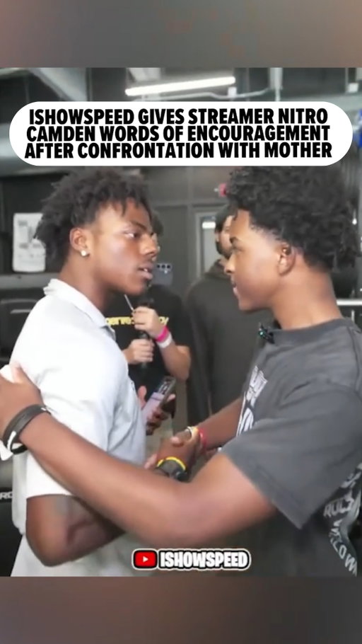 IShowSpeed meets streamer Nitro Camden and tells him he was in the “same predicament” after watching the now-viral clip of Camden’s mother repeatedly hitting him and kicking him out of her home.

"Follow your dreams, bro." 🫂