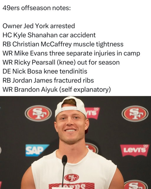 Such an interesting offseason for the Niners 😂

Trade the nfl season on @novig 

49ers owner Jed York was arrested Sunday, August 23, in East Palestine, Ohio, after authorities said he responded to an undercover prostitution advertisement. York was initially accused of engaging in prostitution, with reports saying he allegedly arranged to pay $140 for sexual activity. The operation involved the Mahoning Valley Human Trafficking Task Force. 

York appeared in court Monday and pleaded no contest to two reduced misdemeanor charges: disorderly conduct and possessing criminal tools. The “criminal tool” was reportedly the cellphone he used to communicate with the undercover advertisement. He received a one-day jail sentence, but because he had already spent a day in custody, he was credited with time served. He was also fined $1,150. 

It’s a pretty massive embarrassment for the 49ers because York is not just some employee. He is the franchise’s principal owner and CEO, and this happened only weeks before the 2026 NFL season. The NFL is reportedly reviewing the situation under its personal conduct policy, meaning York could potentially face discipline from the league even though the criminal case was resolved quickly. 

I can also explain how crazy this makes the 49ers’ 2026 offseason as a whole, because they’ve had a lot happen.