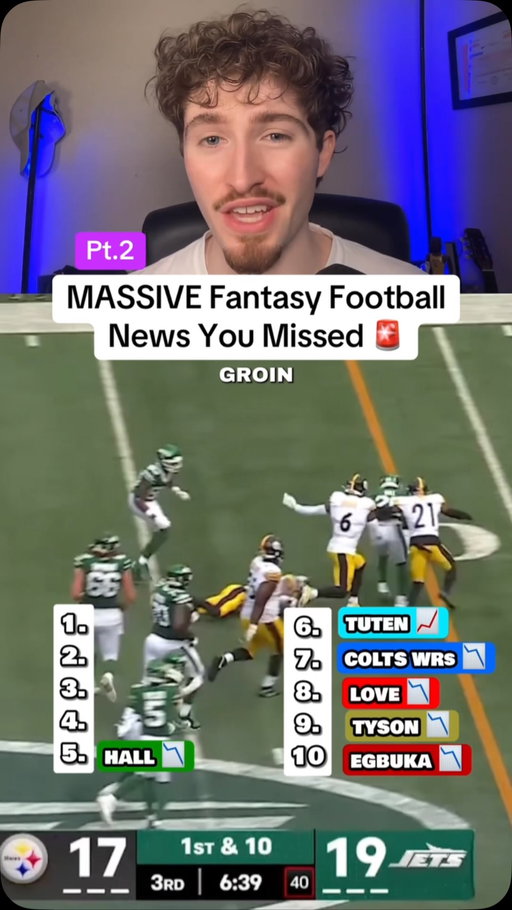 EVERYTHING CHANGED in fantasy football here’s what you missed 👀 #fantasyfootball