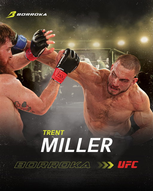 Congrats to @BorrokaMMA star @TrentMiller_MMA on signing with the #UFC!