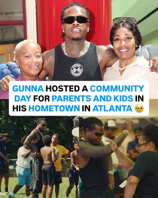 Gunna and his foundation “Gunna’s Great Giveaway” hosted 750 children and parents in his hometown of South Foulton, Atlanta Georgia 🙏

Families were able to grab fresh food, get physicals and dental checkups from professionals on site, and stock up on new clothes for the school year. Gunna also partnered with the Atlanta Hawks, the Wunna Warriors, and the US Tennis Association to for a day of sports with all the kids 

Did you hear about this?