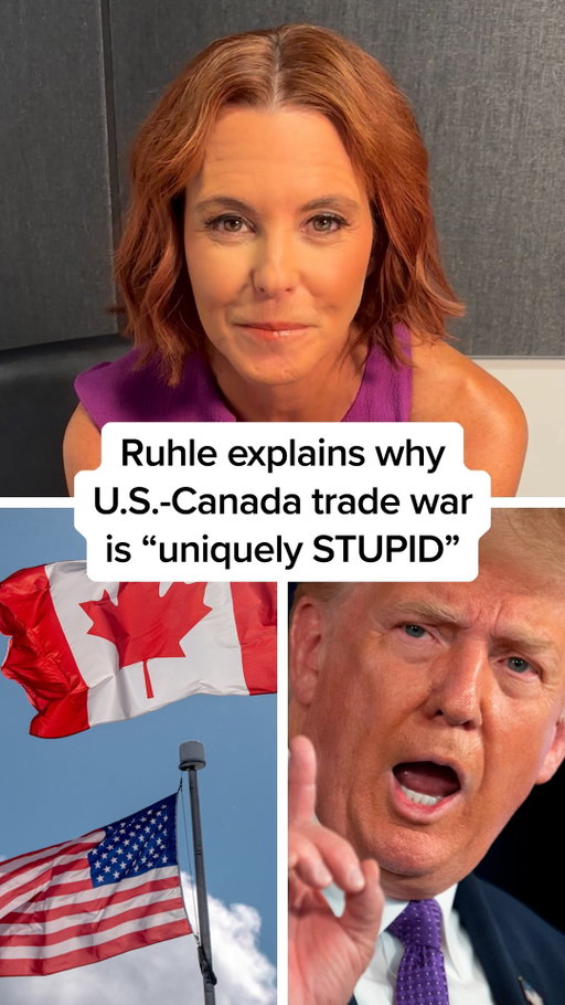 @stephruhle breaks down why she believes Trump’s escalating trade war with Canada is “uniquely stupid.”

#news #trump #tariffs #canada