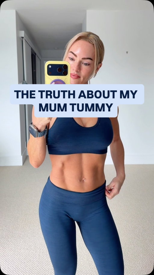 I have loose, wrinkly belly skin from growing my babies & sometimes you can’t even see it, while other times you can see ALL of it.

Just a reminder not to compare your real, moving, changing body to someone else’s carefully selected moment on Instagram. 
Remember what our bodies do for us every day to keep us alive & strong. 💜 You’re amazing, worthy & beautiful.

#PostpartumBody #MumBody #BodyConfidence #BodyImage