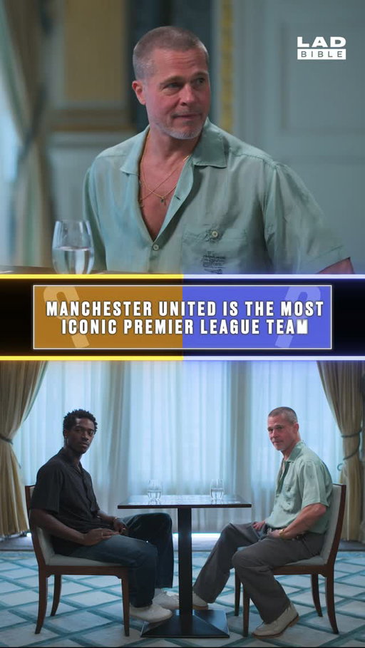 Is Man United the most iconic Premier League team? ⚽️⁠
⁠
Watch Brad Pitt and Damson Idris' full Agree to Disagree episode on LADbible Entertainment 📺⁠
⁠
#agreetodisagree #ladbible #ladbibleoriginal⁠