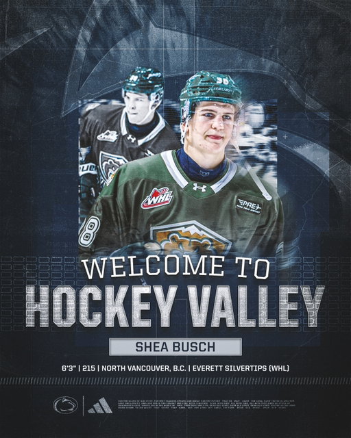 Welcome to #HockeyValley, Shea Busch!! 

2026 WHL Champion ✅

2025 NHL 4th Round Pick (Florida) ✅

#WeAre