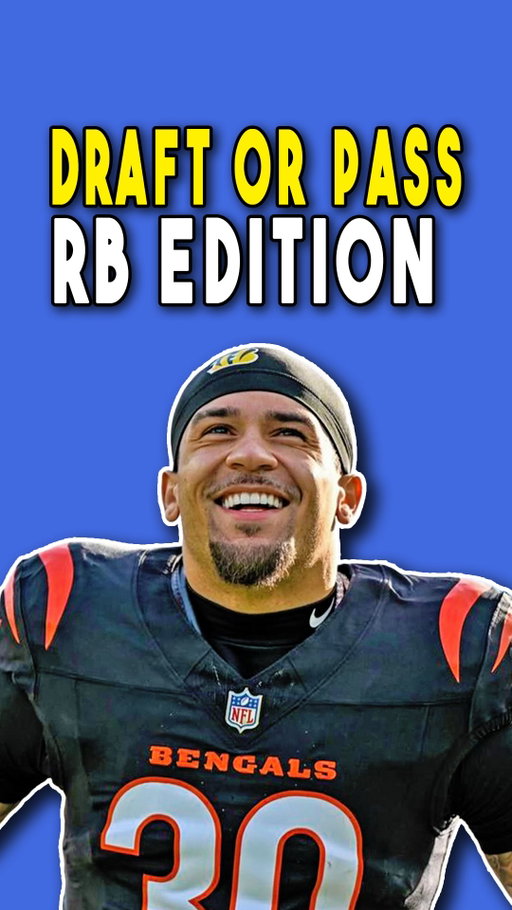 Draft or Pass: Fantasy Running Backs Edition 

#fantasyfootball 

Inspired by @upperhandfantasy