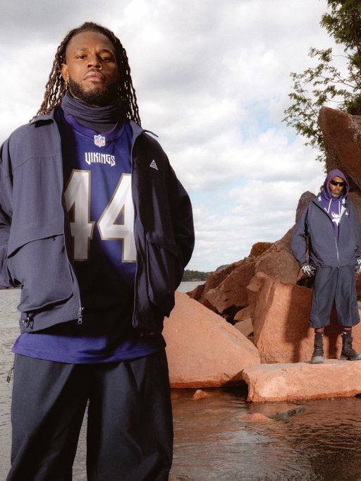 Feel the North. 

The Northern way of life. 

The Minnesota Vikings Rivalries jersey will be available 9.1 on Nike.com