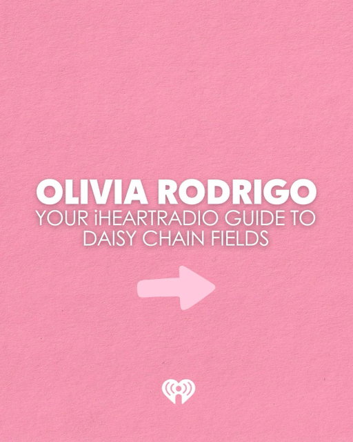 Get ready for Daisy Chain Fields 🌼💞 Here’s how to experience it with iHeartRadio!⁠

@oliviarodrigo joins us for She Is The Voice talking with @laworden on @alt987fm! 💞⁠
⁠
Plus, we’re featuring music from the artists hitting the stage at Daisy Chain Fields. 🌼 Tune in this Friday at 9pm ET / 6pm PT. #iHeartOliviaRodrigo ⁠ 

We’re bringing Daisy Chain Fields to you. 🌼💞 Hear Olivia Rodrigo’s exclusive live performances + interview this Monday at 7pm local time on iHeartRadio. #iHeartOliviaRodrigo