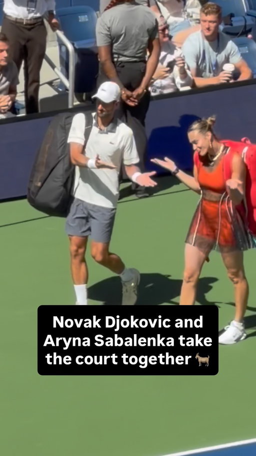 Insane aura for a doubles pair 🐐🤯

Djokolenka has arrived in Arthur Ashe 🔥

#novakdjokovic #arynasabalenka #sabalenka #djokovic #usopen