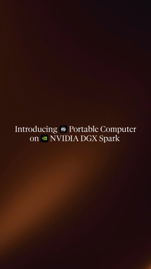 Today we’re launching Portable Computer on @nvidia DGX Spark.

Portable Computer is a fully local version of Perplexity Computer, where the entire runtime: orchestrator LLM, subagent LLM, agent harness all run on your local hardware. No cloud dependency.

When a task needs frontier reasoning, the orchestrator asks for approval before routing it to a frontier model in the cloud.

It’s user-gated, PII-flagged, and text guidance only. Your sensitive documents stay on your device.

Portable Computer runs a post-trained and locally installed PPLX 27B model.

Qwen 3.8 27B is also available, with support for NVIDIA Nemotron 3.5 Lightning coming soon.

Portable Computer is available today for all Perplexity Pro and Max subscribers with an @NVIDIA DGX Spark