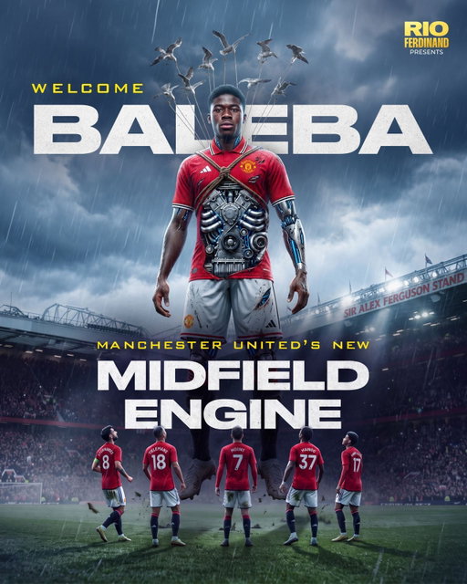 Carlos Baleba 🦾 Welcome to Manchester United 

#rioferdinand #football #soccer #manchesterunited #AreYouABaleba