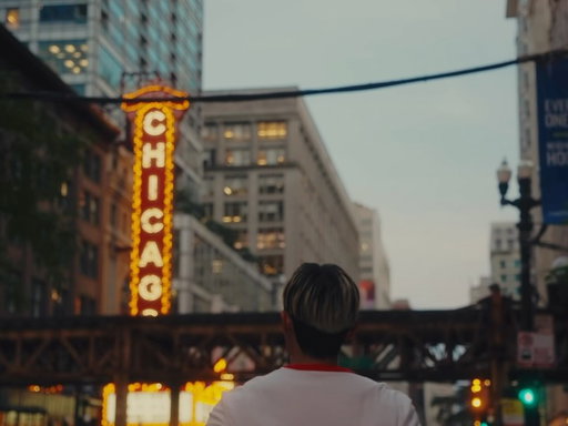 Had to hop on this trend for my first time in Chicago 🕷️🎥 #brandnewday #chicago