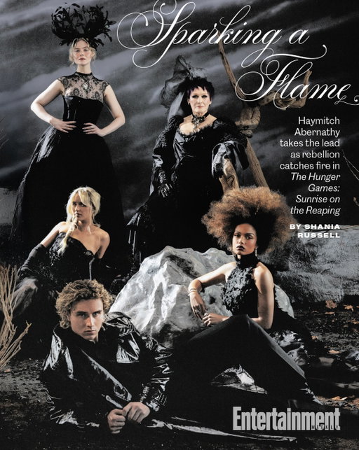 Happy Hunger Games, darlings! 🌹 Get to know the cast behind the Second Quarter Quell.

‘Sunrise on the Reaping’ stars Joseph Zada, Mckenna Grace, Elle Fanning, Whitney Peak, and Glenn Close reveal how they drew inspiration from those who came before them and made Panem their own.

For Zada, stepping into the arena meant facing the enormity of the moment head-on. “I was s— scared” on my first day of filming, he tells EW.

And as Grace puts it, “Your feature film debut being ‘Hunger Games’ is genuinely ridiculous!”
Head to @entertainmentweekly’s link in bio for the full cover story.

Writer: Shania Russell
Directors: @kiwiharding + @alison_wild 
Photographer: @trippydana
Design: @annegolden

#SunriseOnTheReaping #TheHungerGames #HungerGames
