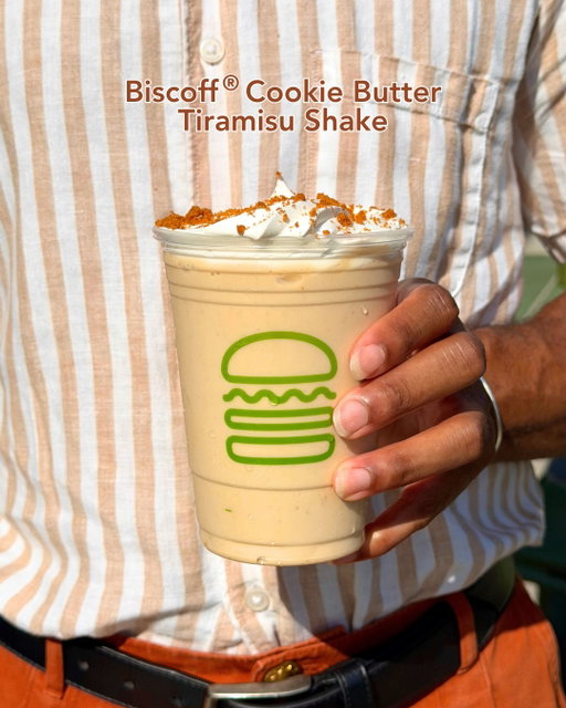 Fall flavors are here, but summer isn’t going anywhere just yet.
 
Biscoff® Cookie Butter Tiramisu Shake: Tiramisu frozen custard hand-spun with Biscoff® Cookie Butter and Biscoff® Cookie Crumbs, topped with whipped cream and more Biscoff® Cookie Crumbs.
 
Chocolate Toasted Marshmallow S’mores Shake: Vanilla frozen custard hand-spun with toasted marshmallow dark chocolate ganache, topped with whipped cream and s’mores graham cracker crunch.
 
Tropical Mango Shake with Passionfruit Popping Boba: Vanilla frozen custard hand-spun with tropical mango puree, mini passionfruit popping boba, topped with whipped cream and tropical mango puree drizzle.
