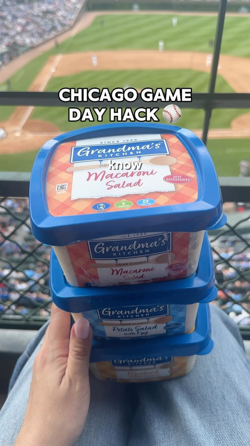 Did you know this game day hack?! @grandmaskitchen1990 has the tastiest classic sides for all your summer activities!! ad 

From their delicious cole slaw, macaroni salad, potato salad and more, they have all the eats to make game day, BBQs, picnics, and summer get-togethers that much easier!

#chicago #chicagofoodie #wrigleyfield