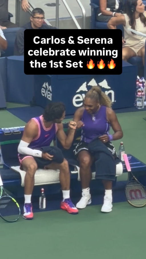 The doubles DREAM TEAM went crazy 😮‍💨

Arthur Ashe Stadium was LIT for Carlos & Serena 🔥

#carlosalcaraz #serenawilliams #usopen #tennis #tennisplayers