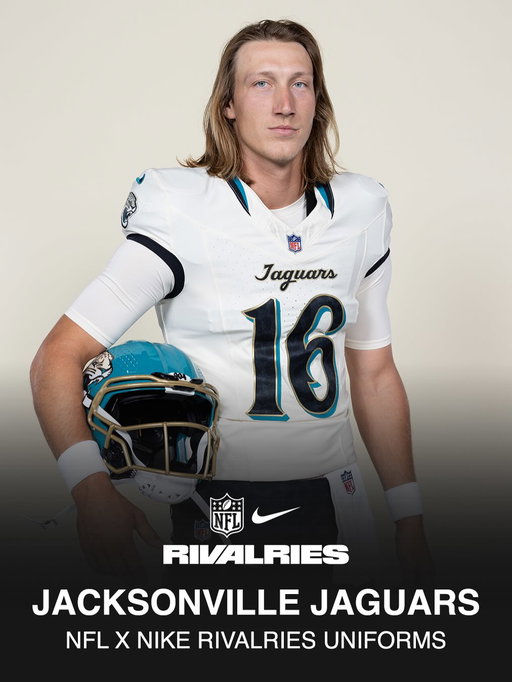 This is Bold City.

The @jaguars’ NFL x Nike rivalries uniforms make their debut Week 8 vs. Indianapolis. (via @jaguars)