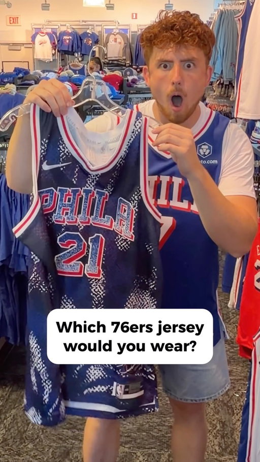 Which @sixers jersey are you rocking this year? 🔥

#76ers #sixers #lebron #lebronjames #jaylenbrown