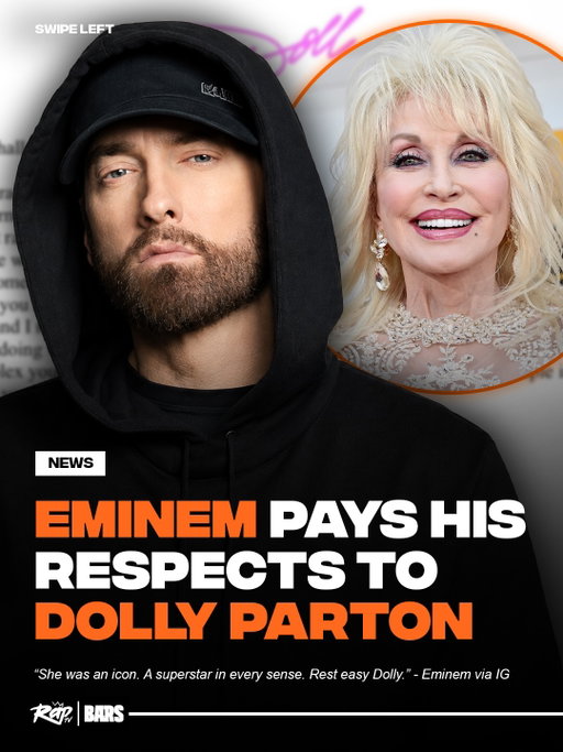 #Eminem shared a letter Dolly Parton wrote to him after he was inducted into the Rock & Roll Hall of Fame‼️❤️

"I'm sorry we never got a chance to meet, but getting this note from Dolly really had a an impact on me. She definitely didn't have to take the time to do it. Even for a kid who mostly listened to rap music, she was an icon. A superstar in every sense. Rest easy Dolly. And thank you for the kind words."