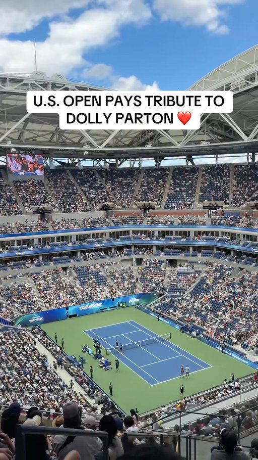 Dolly Parton’s “Jolene” was played at Arthur Ashe Stadium today in honour of the legendary musician.

(via: X/nazzobetweeting)