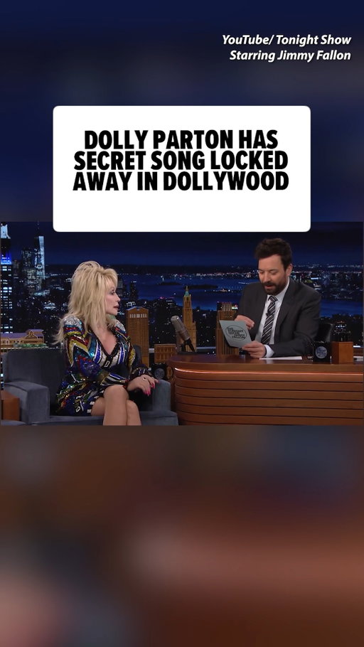 In a resurfaced interview from November 2022, Dolly Parton tells Jimmy Fallon about a secret song that is locked away in Dollywood ... that we won't see until 2045. 🤫

🎥: YouTube/ The Tonight Show Starring Jimmy Fallon