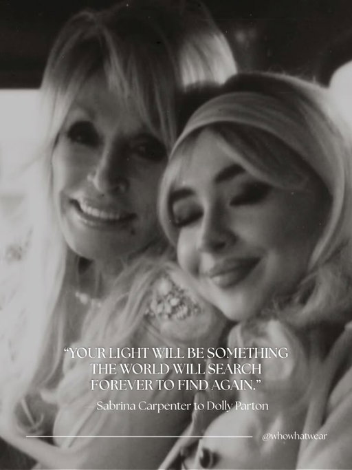 “I will always love you.” @sabrinacarpenter wrote a sweet tribute to Dolly Parton after the music legend’s family announced the news of her passing. The two collaborated on Carpenter’s Please Please Please track back in 2025 for the deluxe version of her ‘Short n’ Sweet’ album.
photos: @sabrinacarpenter