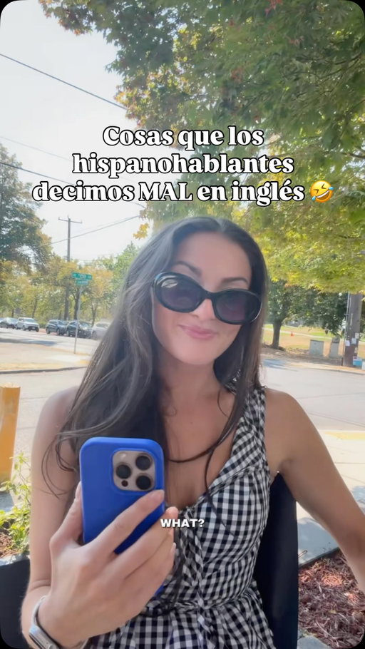 No lo corrige por qué le encanta, se le hace cute dice 🤣 #ingles #latinosenusa